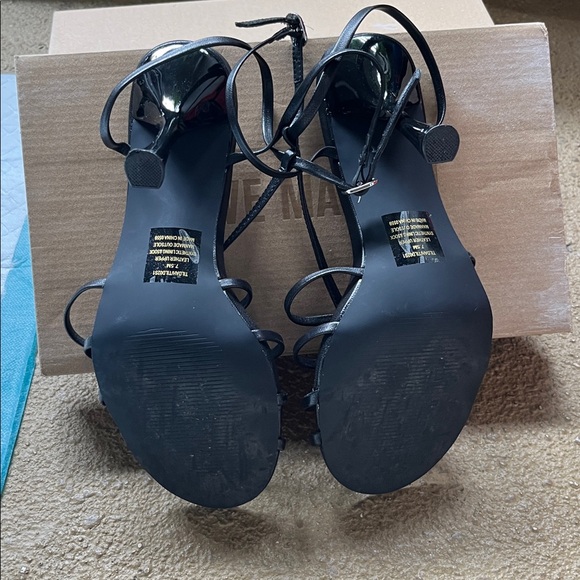 Steve Madden Elegant Black Strappy Heels - Picture 5 of 8